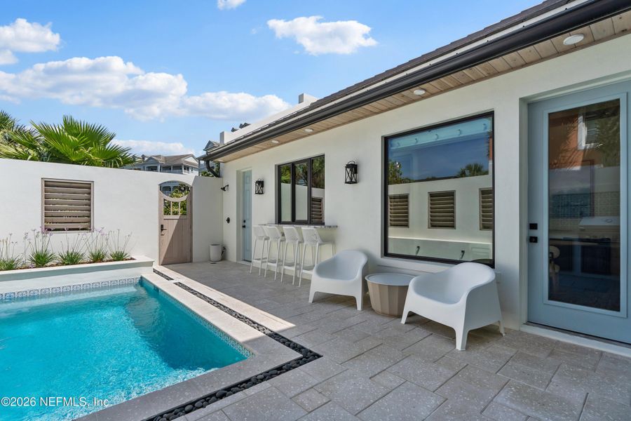 Exterior details and patio area of a home in , Palm Coast (Image 48).