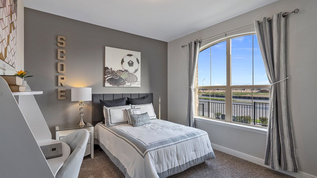 Furnished interior view inside a new home in Morningstar, Aledo (Image 35).