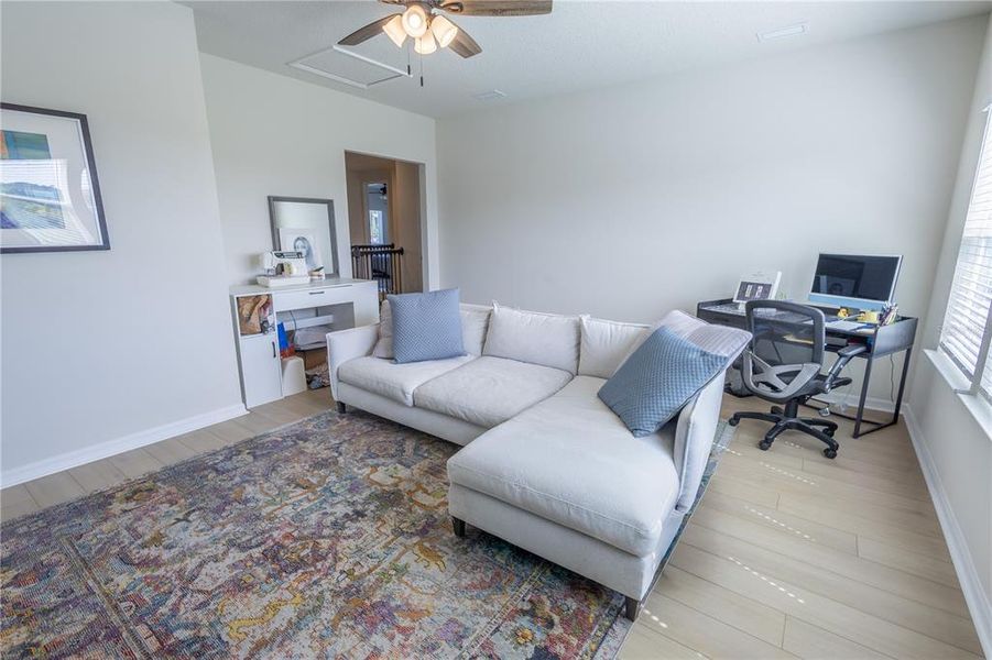 Furnished interior view inside a new home in Parkview Reserve, Orlando (Image 45). Furnished interior view inside a new home in Parkview Reserve, Orlando (Image 45).