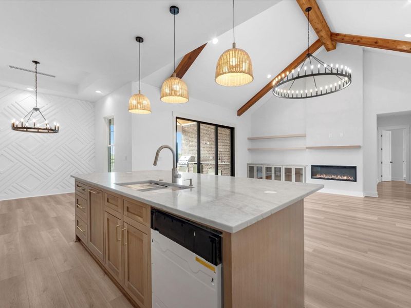 You'll find custom cabinetry throughout, but the details here are; white oak cabinetry, glass face cabinets, luxury appliances, and much much more.