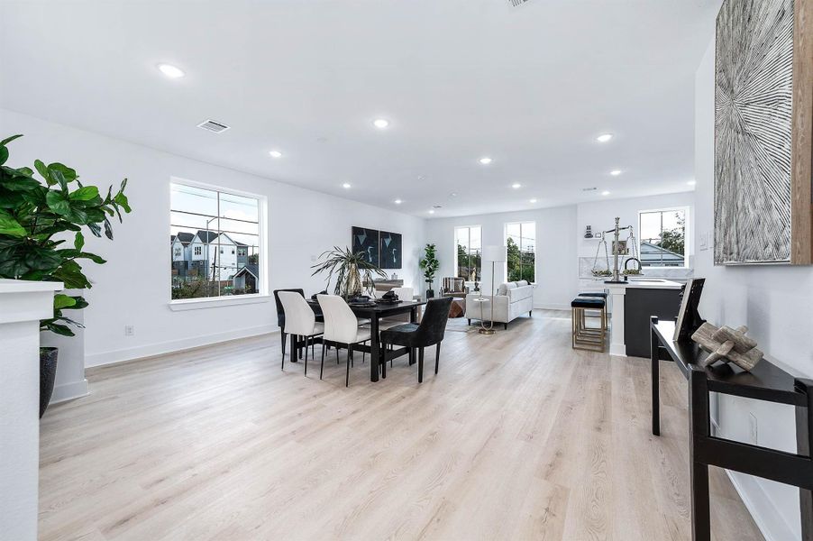 Furnished interior view inside a new home in , Houston (Image 4).