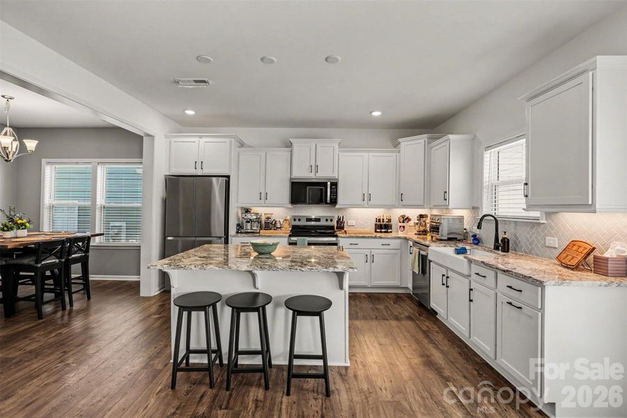 Furnished interior view inside a new home in , China Grove (Image 8).