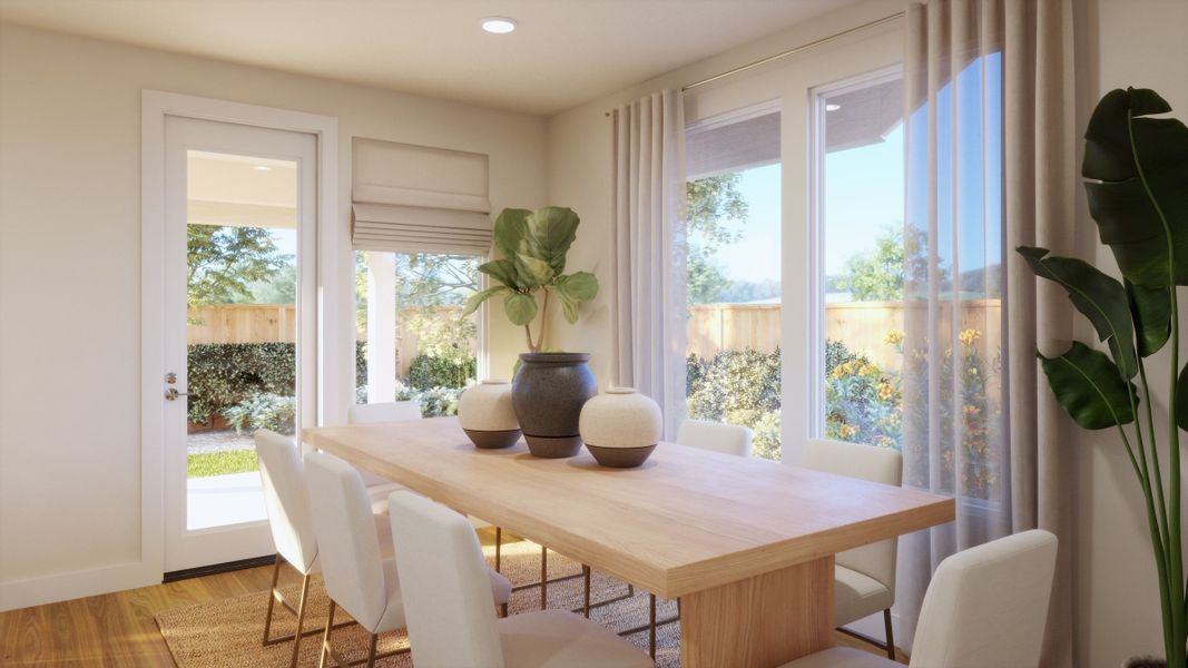 Furnished interior view inside a new home in Freedom at Anthem, Kyle (Image 7).