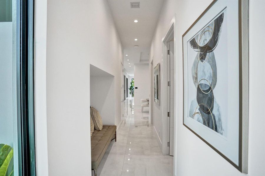 Furnished interior view inside a new home in , Delray Beach (Image 12).