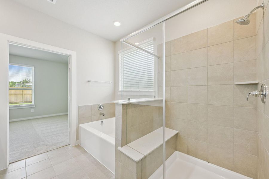 Furnished interior view inside a new home in Sundance Cove - Premier Series, Crosby (Image 12).