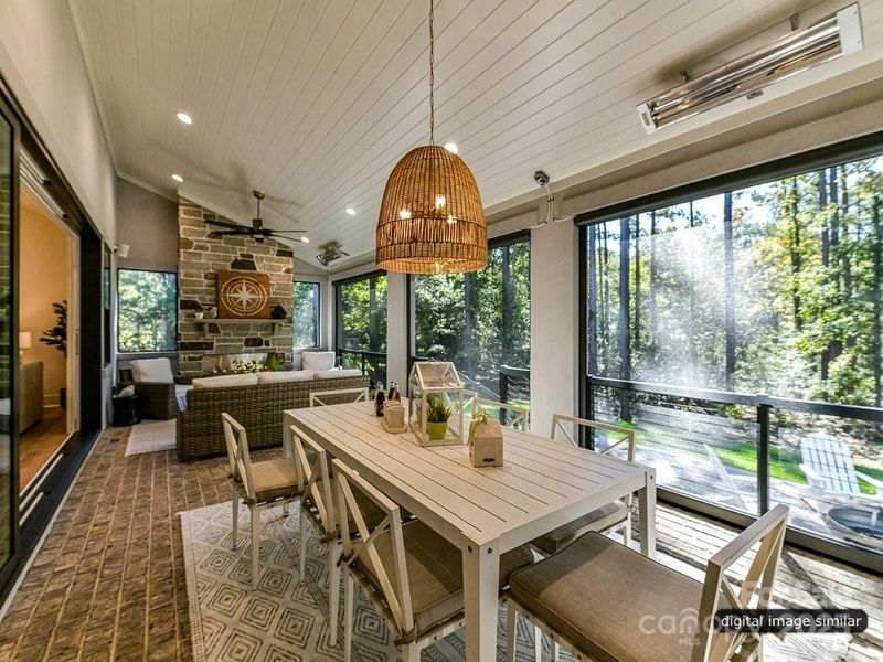 Furnished interior view inside a new home in , Charlotte (Image 12).