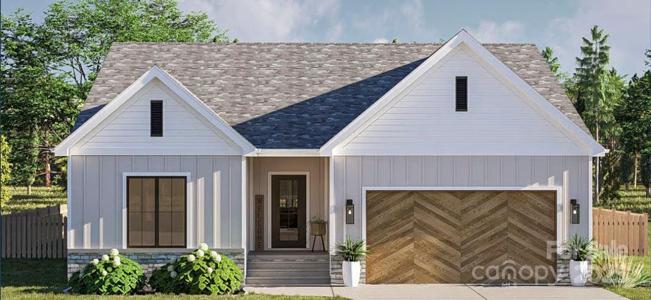 Front exterior of a new home in , Conover, NC, highlighting curb appeal (Image 2).