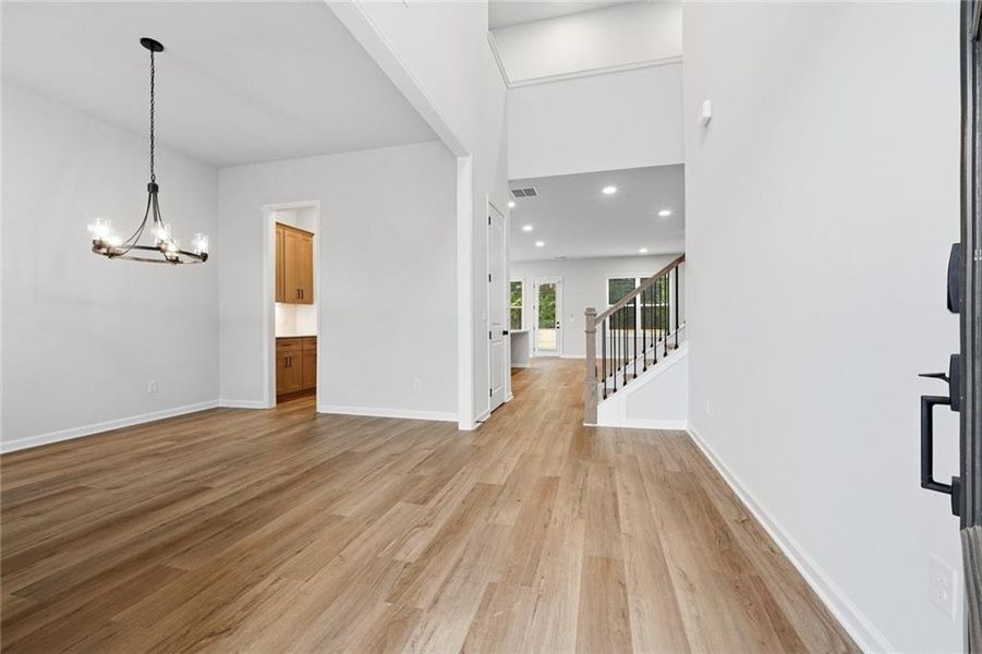 Spacious, unfurnished interior of a new home in The Stables at Ewing Chapel, Dacula (Image 22).