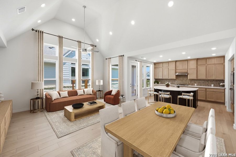 Furnished interior view inside a new home in The Crossvine, Schertz (Image 11).