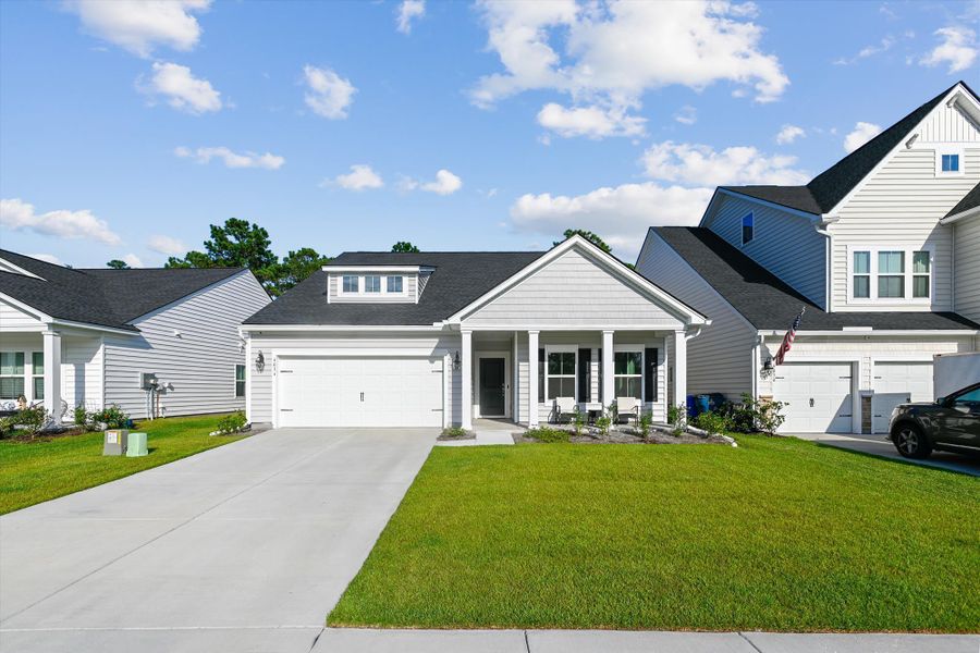 Front exterior of a new home in Saint John's Lake: Arbor Collection, Johns Island, SC, highlighting curb appeal (Image 31).