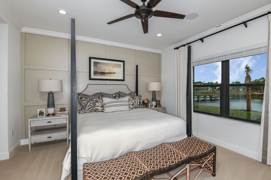 Representative furnished interior of a home built from the Tidewater 2B by Neal Communities in Vicenza, Venice (Image 6).