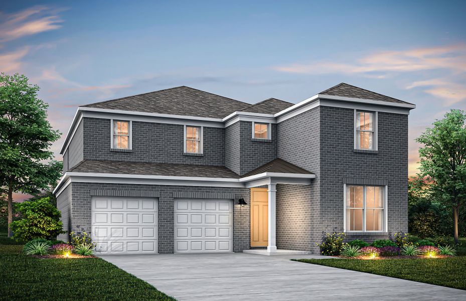 Representative exterior photo of a completed home built from the Valleybrook by Pulte Homes in Devonshire, Mount Juliet, TN (Image 23).