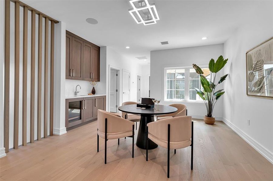 Furnished interior view inside a new home in , Sarasota (Image 28).