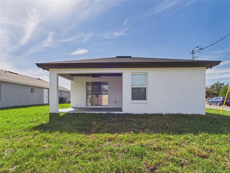 Exterior details and patio area of a home in , Lakeland (Image 3). Exterior details and patio area of a home in , Lakeland (Image 3).