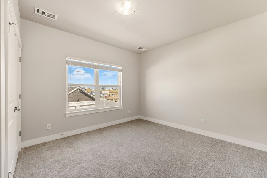 Spacious, unfurnished interior of a new home in The Lakes at Centerra, Loveland (Image 14). Spacious, unfurnished interior of a new home in The Lakes at Centerra, Loveland (Image 14).