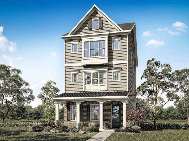 Representative exterior photo of a completed home built from the Reynolds by Traton Homes in Archerfield, Smyrna, GA (Image 4). Representative exterior photo of a completed home built from the Reynolds by Traton Homes in Archerfield, Smyrna, GA (Image 4).