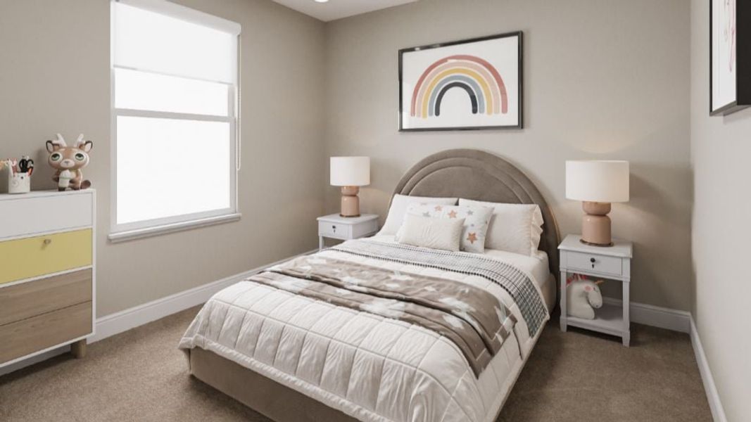 Representative furnished interior of a home built from the Peak by Taylor Morrison in Sugar Creek Alpine Collection, Loveland (Image 7).