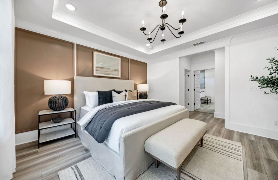 Representative furnished interior of a home built from the Prestige by Pulte Homes in Oakleaf Chase, Blythewood (Image 23).