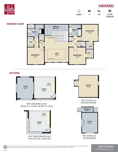 2D floor plan layout for the Havasu by Park Square Residential in The Sanctuary at Seaire, Parrish, FL (Image 4). 2D floor plan layout for the Havasu by Park Square Residential in The Sanctuary at Seaire, Parrish, FL (Image 4).