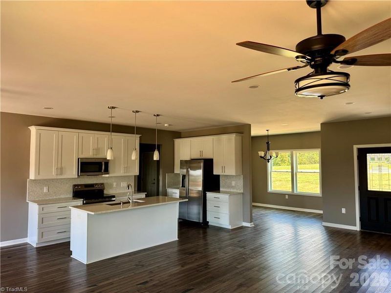 Furnished interior view inside a new home in , Wilkesboro (Image 9).