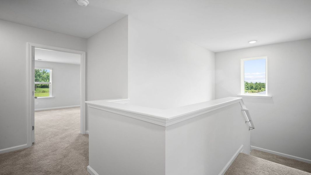 Furnished interior view inside a new home in Fernhill Farms, Statesboro (Image 27).