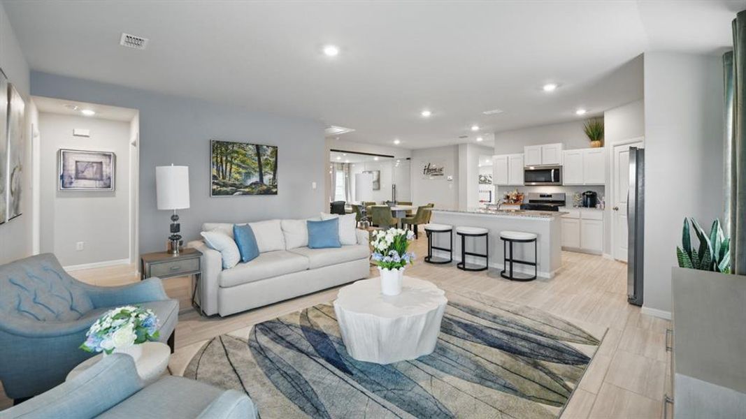 Furnished interior view inside a new home in Hickory Grove, Denton (Image 7).