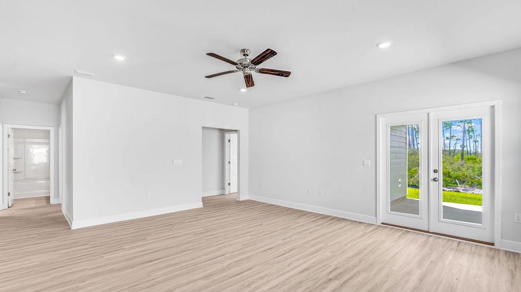 Representative unfurnished interior of a home built from the The Kennedy by D.R. Horton in WindMark Beach, Port Saint Joe (Image 28). Representative unfurnished interior of a home built from the The Kennedy by D.R. Horton in WindMark Beach, Port Saint Joe (Image 28).