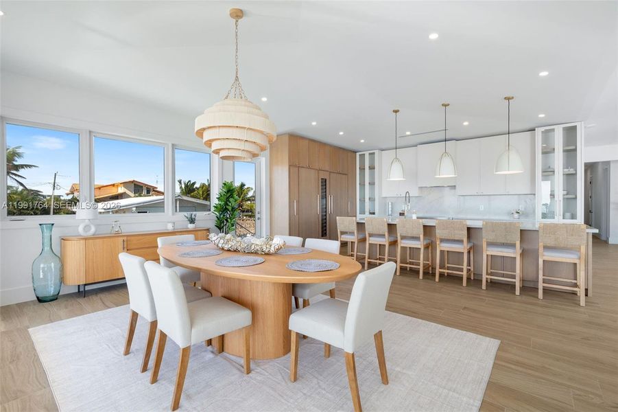 Furnished interior view inside a new home in , Key Largo (Image 12).