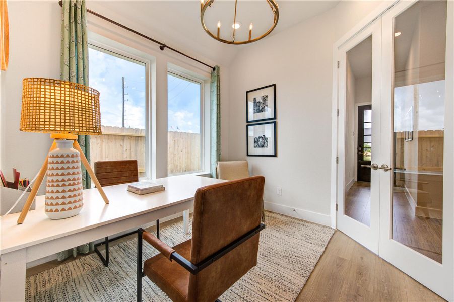 Furnished interior view inside a new home in Jordan Ranch, Katy (Image 13).