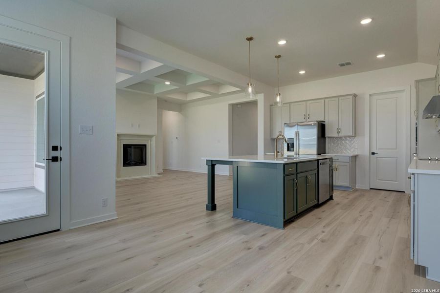 Furnished interior view inside a new home in Saddlebrook Ranch, Schertz (Image 10).