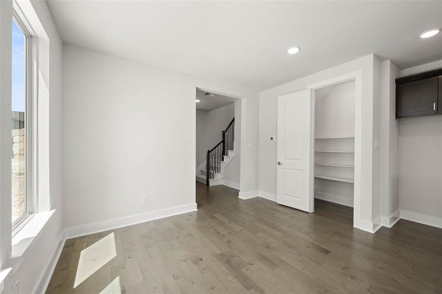 Spacious, unfurnished interior of a new home in Garden Collection at Harvest, Argyle (Image 20). Spacious, unfurnished interior of a new home in Garden Collection at Harvest, Argyle (Image 20).