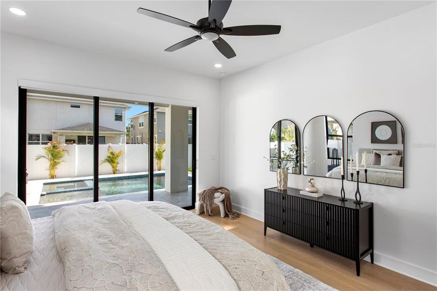Furnished interior view inside a new home in , Tampa (Image 38).