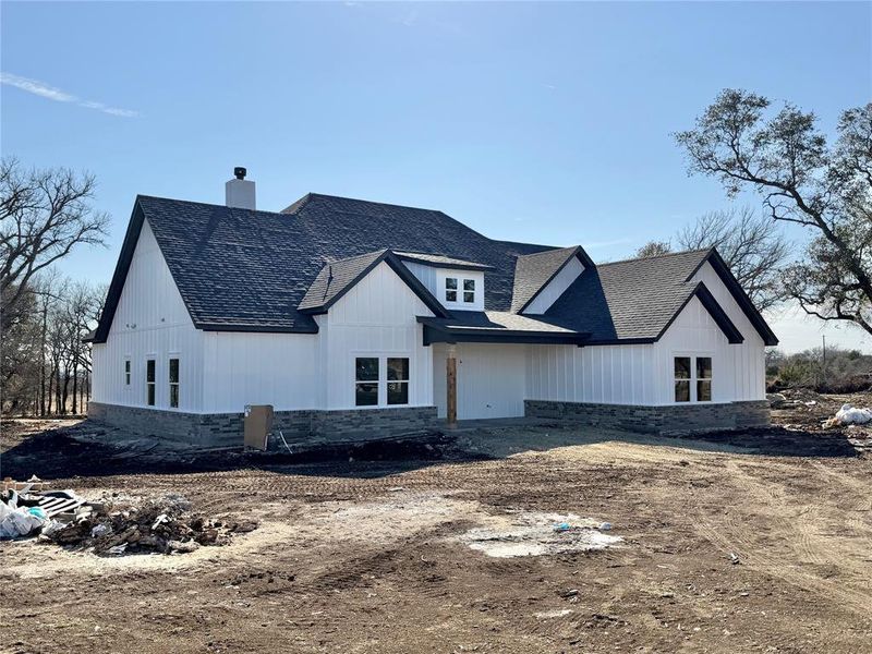 In-progress construction of a new home in , Weatherford, TX (Image 3).