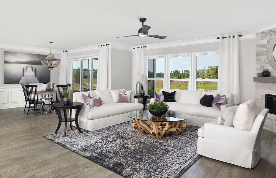 Furnished interior view inside a new home in Carriage Estates, Lexington (Image 7).