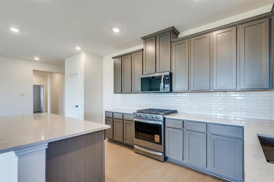 Furnished interior view inside a new home in Sierra Vista at Kelly Ranch, Aledo (Image 6). Furnished interior view inside a new home in Sierra Vista at Kelly Ranch, Aledo (Image 6).