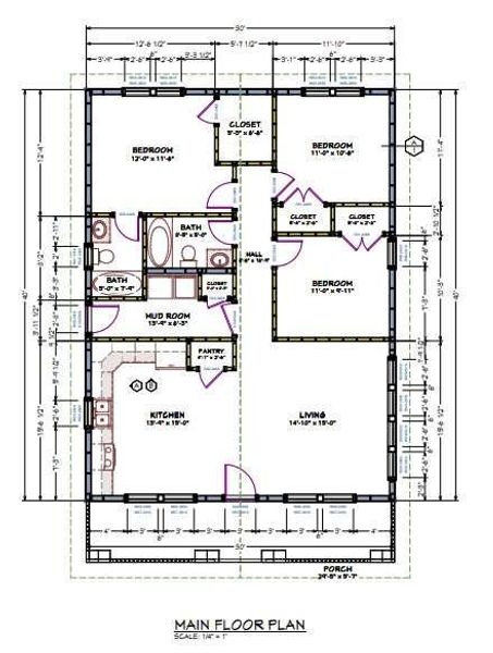 2D floor plan layout of this home in , Temple, GA (Image 2).