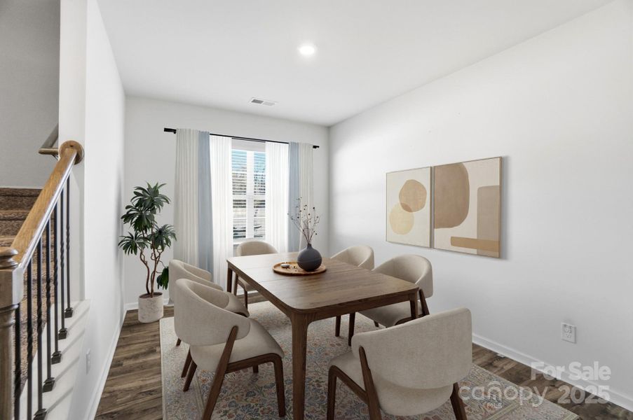 Dining Room Staged Dining Room Staged