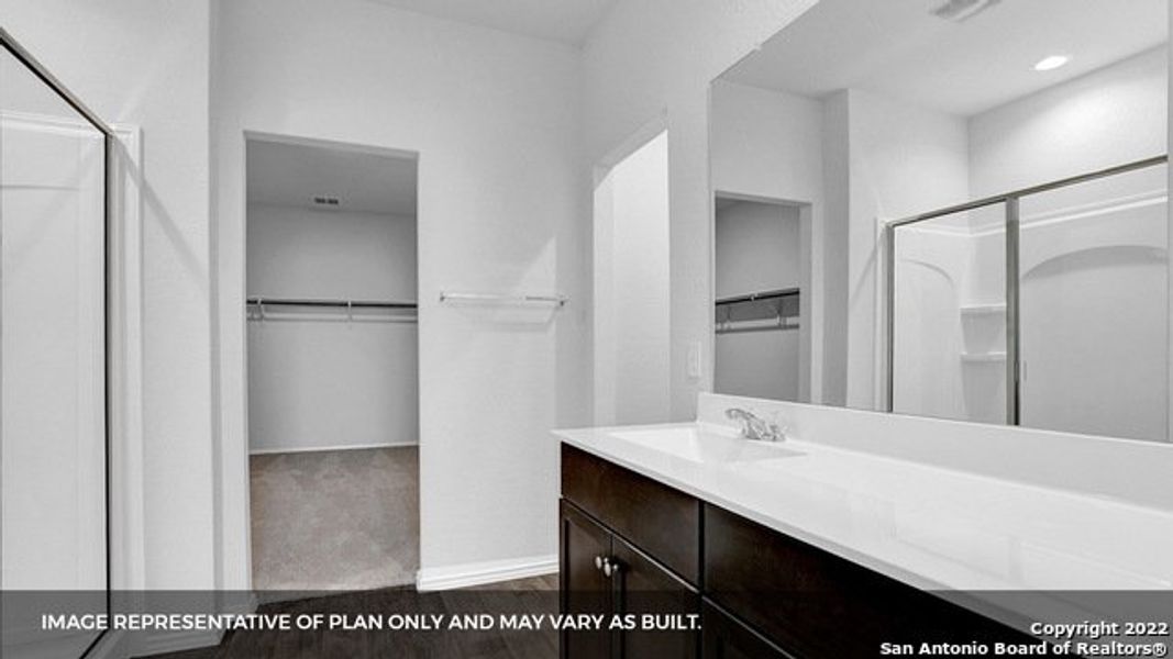 Furnished interior view inside a new home in Brookstone Creek, San Antonio (Image 7).