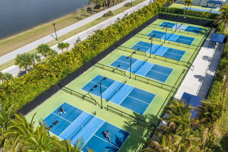 Pickleball Aerial