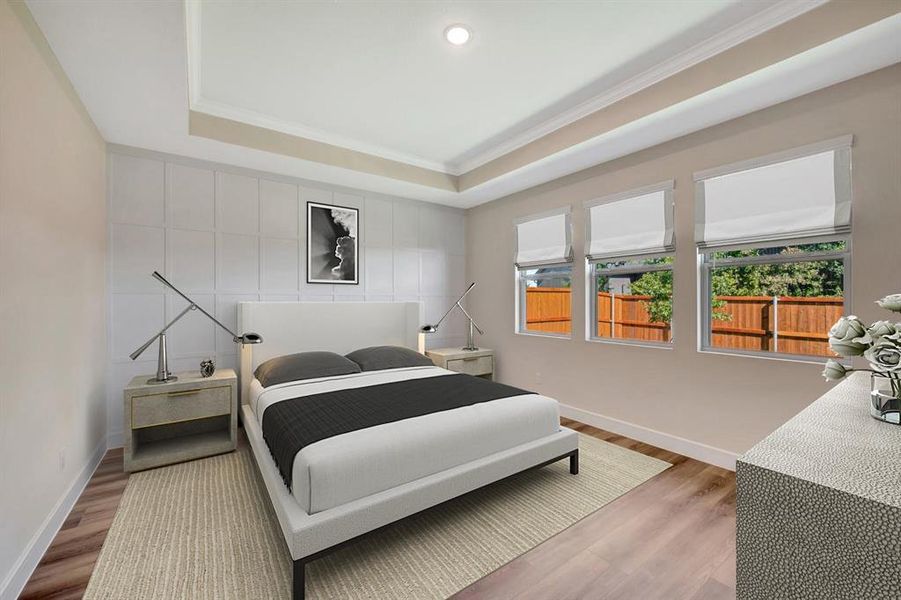 Furnished interior view inside a new home in Heritage Ranch, Sherman (Image 16). Furnished interior view inside a new home in Heritage Ranch, Sherman (Image 16).