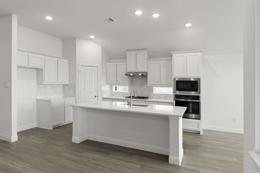 Furnished interior view inside a new home in Creekview Meadows, Pilot Point (Image 7).