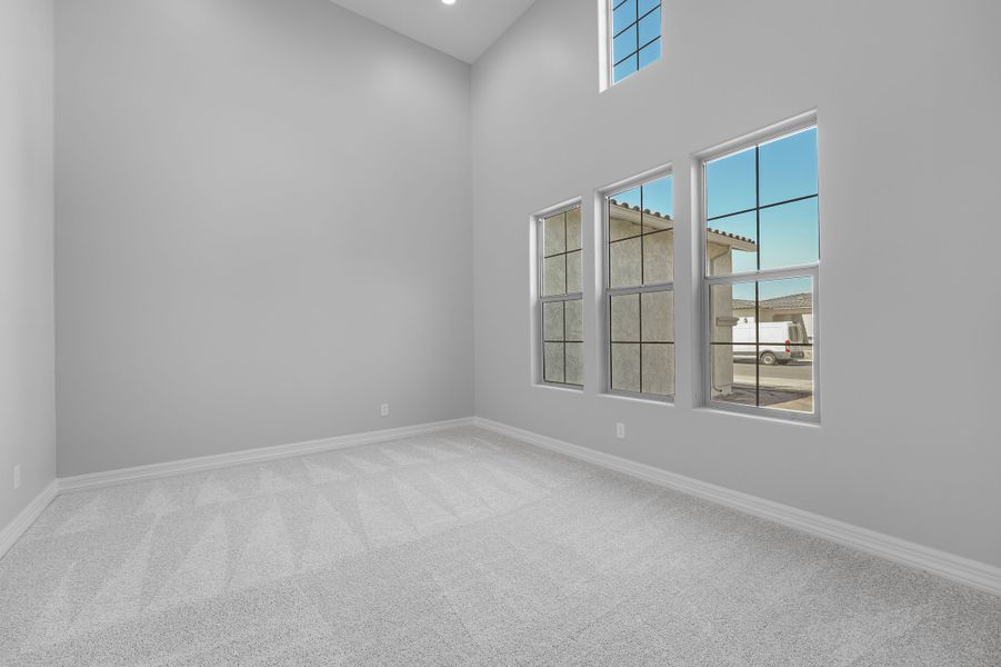 Spacious, unfurnished interior of a new home in Ellsworth Ranch Capstone Collection, Queen Creek (Image 45). Spacious, unfurnished interior of a new home in Ellsworth Ranch Capstone Collection, Queen Creek (Image 45).