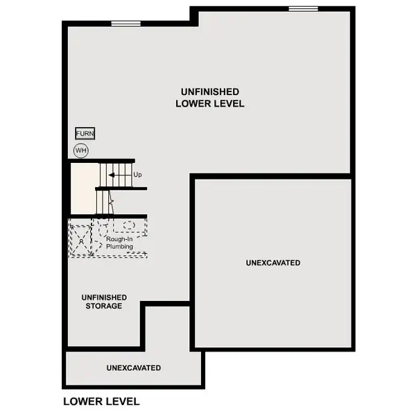 2D floor plan layout of this home in Legacy at Kime Ranch, Parker, CO (Image 6).
