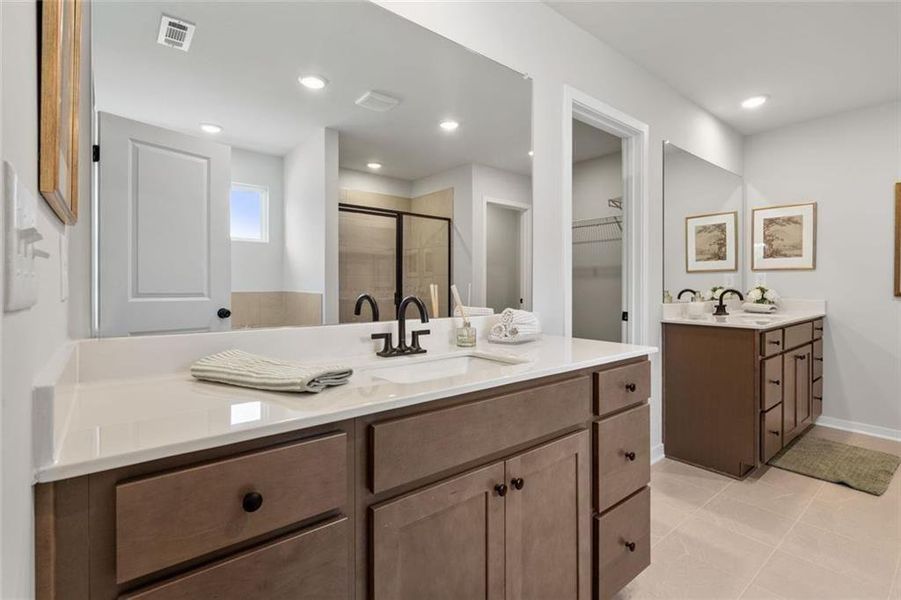 Furnished interior view inside a new home in Windsong Estates, McDonough (Image 12).