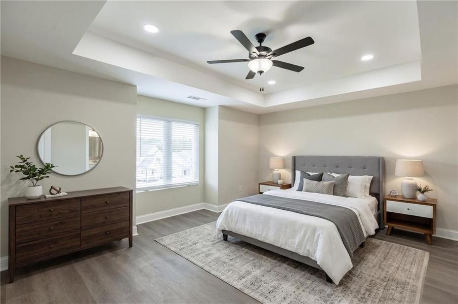 Furnished interior view inside a new home in , Toccoa (Image 17).