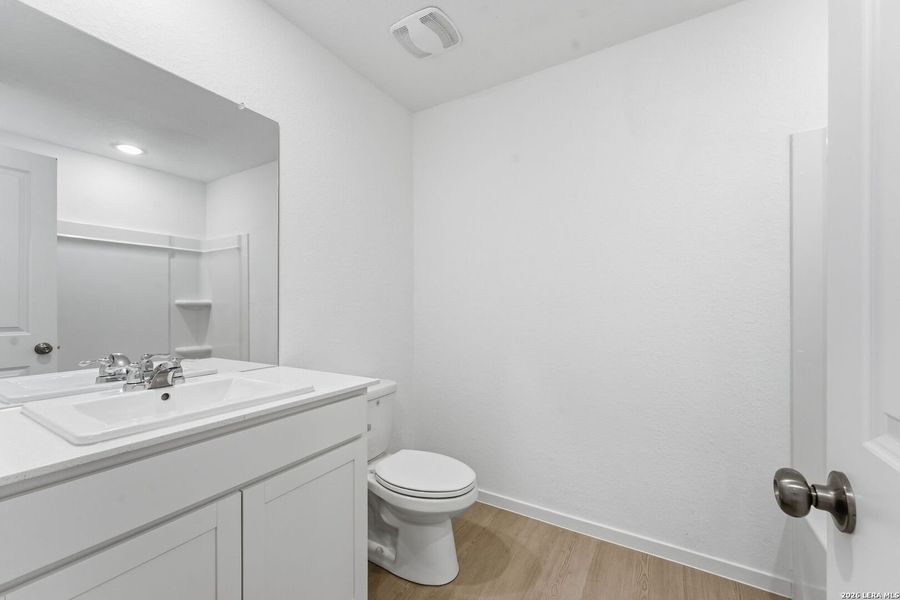 Furnished interior view inside a new home in , New Braunfels (Image 10).