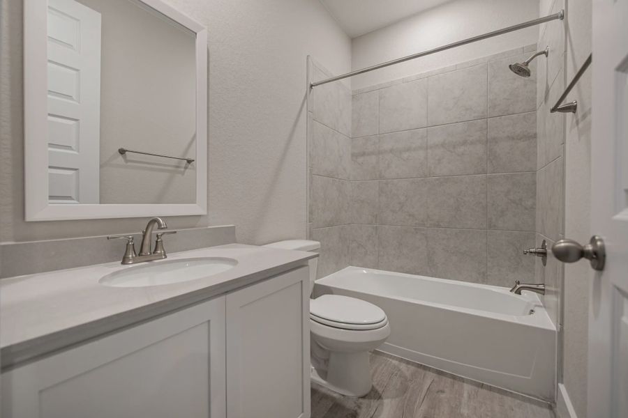 Furnished interior view inside a new home in Alsatian Oaks, Castroville (Image 13).