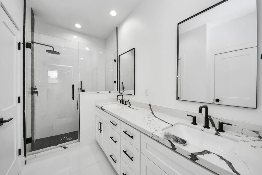 Furnished interior view inside a new home in , Houston (Image 8).