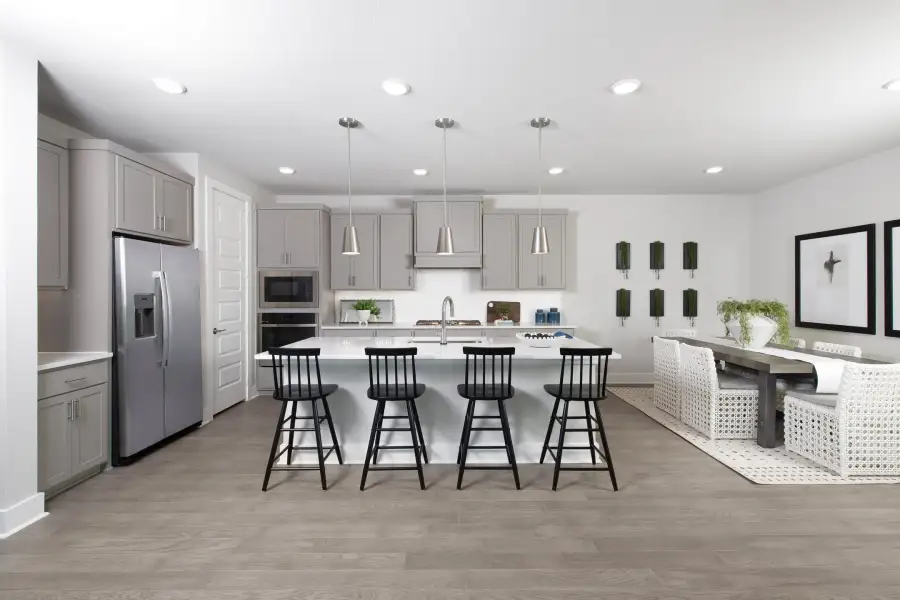 Representative furnished interior of a home built from the Poppy by Tri Pointe Homes in The Retreat at Harvest, Argyle (Image 4).