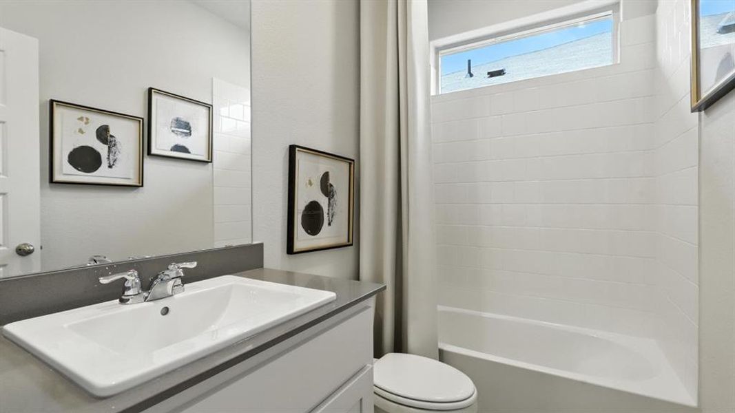 Furnished interior view inside a new home in The Canyons, Keene (Image 37).